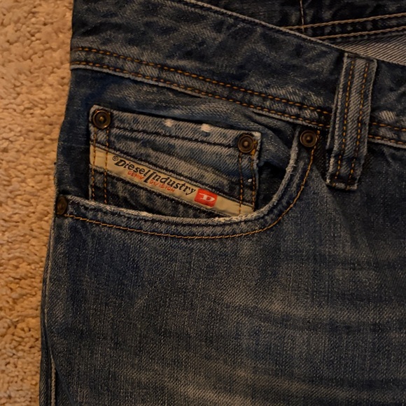 Diesel Men's Straight Dark Blue Jeans - Picture 2 of 5